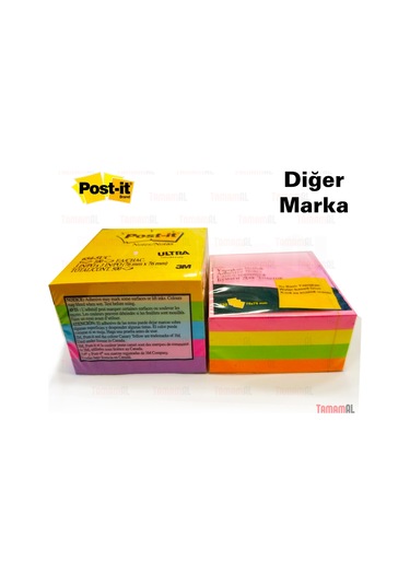 Post-İt (Gerçek Marka) Usa (5X100) 500 Yaprak 76X76Mm Notes