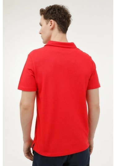 Lumberjack 4m Basıc 4fx Erkek Kırmızı Polo Yaka Tişört 101497461 KIrmızı