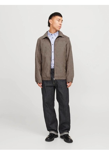 Jack & Jones Jjedylan Shacket Noos Erkek Ceket 12268609 Kahverengi