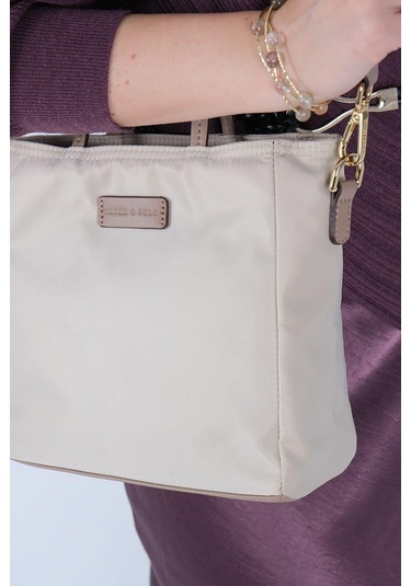 Silver Polo Sp1225-m206 Kadın El Çantası Bej Bej