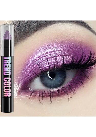 24 Renk Sedefli Glitter Göz Farı Eyeliner Kalem Su Geçirmez Mat Çıplak Göz Farı 10 Dark Topaz