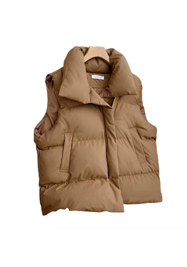 Kore Tarzı Şişme Yelek Haki