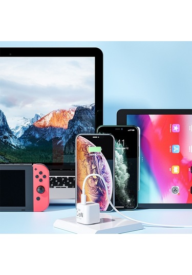 Wk Wp-u133 Gan 33w Küp Şeker Galyum Nitrür Şarj Cihazı Usb-c / Tip-c Veri Kablosu, Cn Fişi İle Diğer