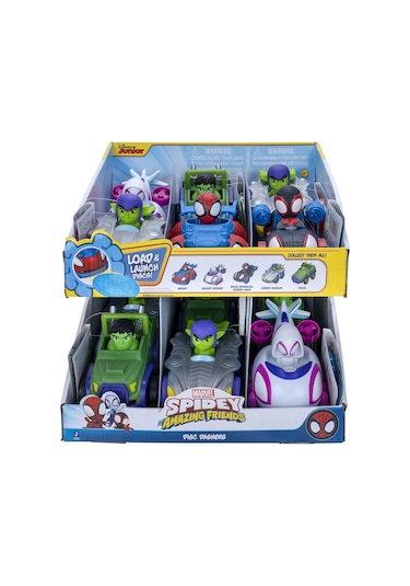 Spidey Disk Fırlatan Araba - SNF0007 PDY01000