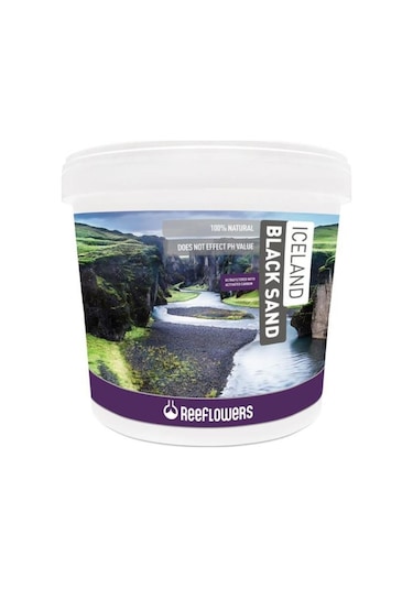 Reeflowers Iceland Black Sand Akvaryum Kumu 3-5 Mm 25 Kg