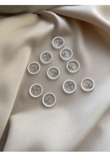 Siberiana Şeffaf Kamışımlı Payetli Bluz Düğmesi 220910811