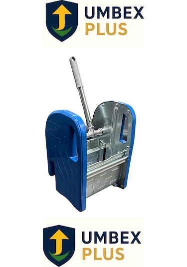 Umbex Çift Kovalı Paspas Krom Çelik Presli Temizlik Arabası Temizlik Seti Islak Mop Setli Mop Setlı