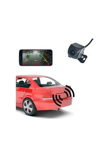 Fosenze Araç Wifi Kamerası - Hd Gece Görüşlü, 150 Geniş Açı, Park Modu, İos/android Uyumlu