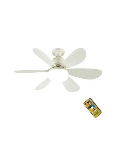 Besthome1 Vkemall Uzaktan Kumandalı Tavan Mini Vantilatör Lambası Ev A Zo Beyaz Beyaz