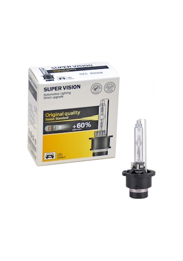 Süper Vision D2s Hıd Xenon Ampul Beyaz 35w 8000k 2 Li Sv505