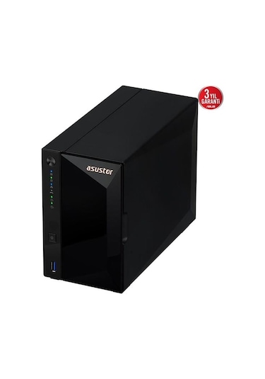 Asustor As3302t V2 Realtek Qc 2 Gb Ram- 2-diskli Nas Server Disksiz