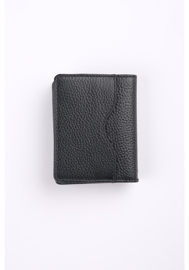 Ancora Leather Hakiki Deri Kartlık-26207 Siyah