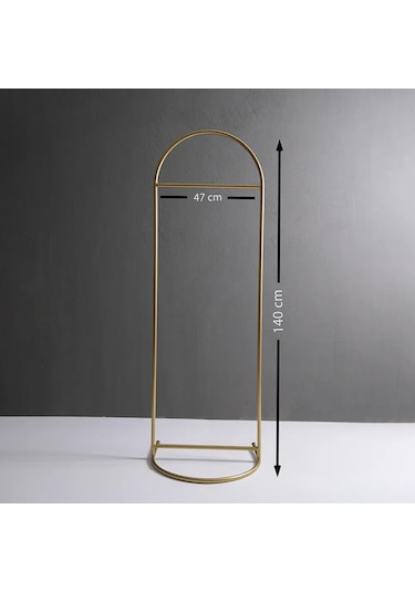 Eskimo Gold Ayaklı Askılık 140 Cm Gold