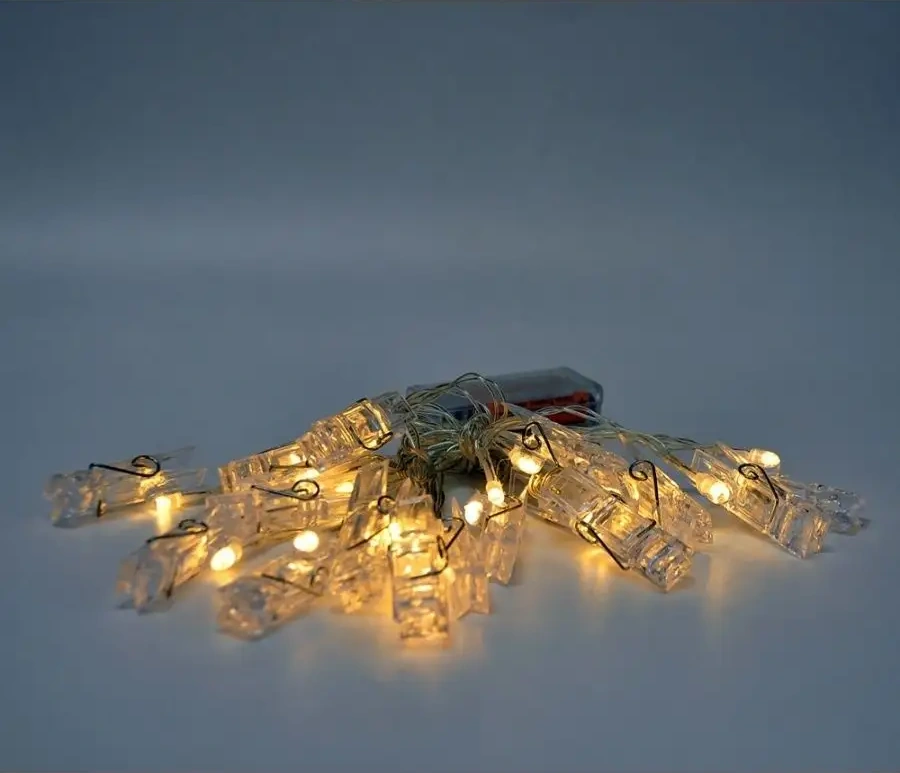 Mıland Mandallı Ligastonlu Işık Zinciri 48424317 Beyaz