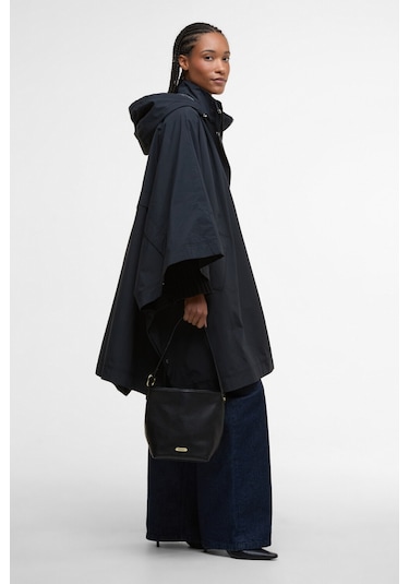 Barbour Cedar Deri Bucket Çanta Bk11 Black Siyah