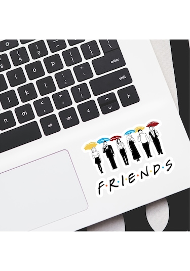 Friends Laptop Notebook Tablet Telefon Sticker Set 001