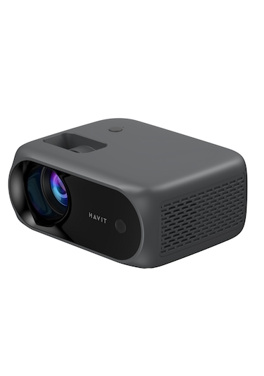 Havit Pj221 Wifi Projeksiyon Cihazı - 720p Hd - Taşınabilir Ev Sineması - Siyah