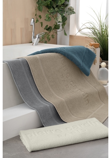 Pierre Cardin 4'lü Soft Ayak Havlusu Logo Çok Renkli