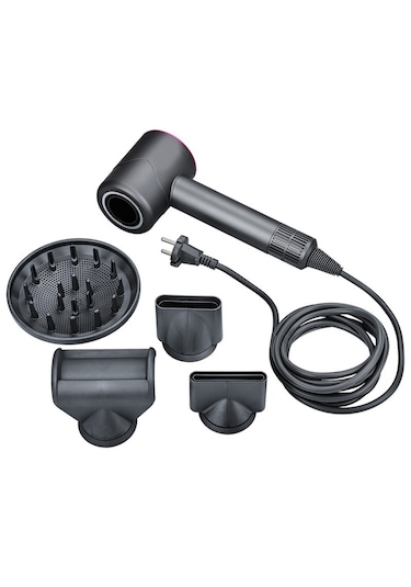 Saç Kurutma Ve Şekillendirme Supersonic 1600W Turbo Motor 5 in 1 Saç Kurutma Makinesi