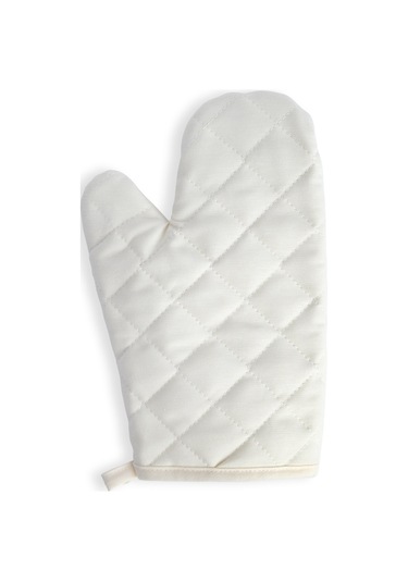 Yanmaz Fırın Eldiveni Ve Fırın Tutacağı 1 Eldiven 1 Tutacak Bej