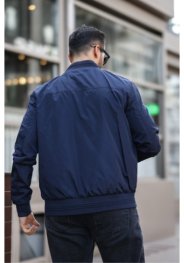 Erkek Süet Kolej Ceket Lacivert Fş