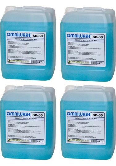 Omniwash Sd-60 Sıvı El Sabunu Nemlendiricili 5000ml 4 Adet