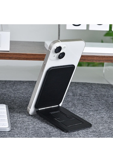 Mini Taşınabilir Telefon Standı Kartlık Premium Tiktok,youtube Ve Reels İzleme Keyfi Siyah