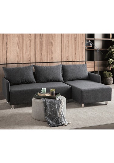 Mondy Köşe Koltuk Takımı Antrasit Antrasit