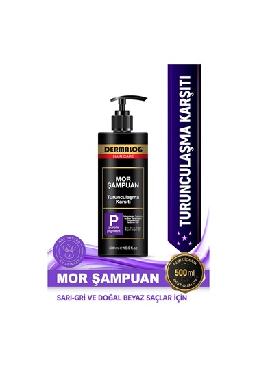 DERMALOG Silver Mor Şampuan 500 ML