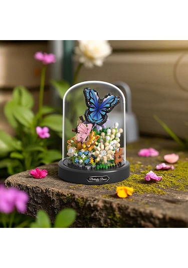 Balody Mini Bahçe Serisi Kelebeklerin Dansı Yapı Bloğu Seti 530 Parça