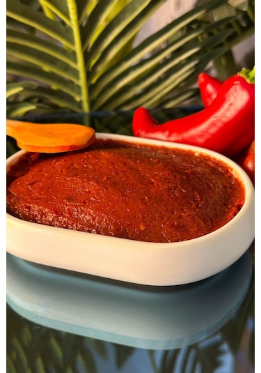Antep Acı Biber Salçası Güneş Kurusu Acı Biber Salçası 1000 Gr