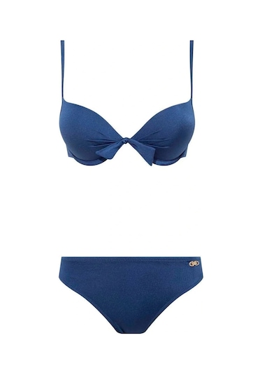 U.S. Polo Assn. Kadın Lacivert Bikini Takım Lacivert