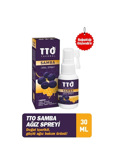 Tto Samba Sambucol Propolis Çay Ağacı Yağı Ağız Spreyi 30 ML