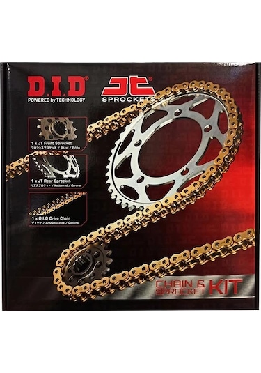 Did-sunstar 2014-2020 Honda Nc 750 X Uyumlu Zincir Dişli Set Çelik Renk