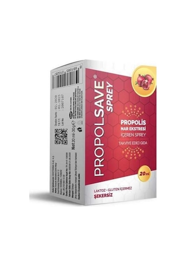 Propolsave Propolis Nar Eki İçeren Sprey 20 Ml