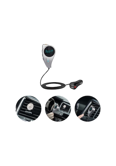 Suntek Bluetooth Mp3 Çalar Çift Usb Ahizesiz Arama Stereo Ses