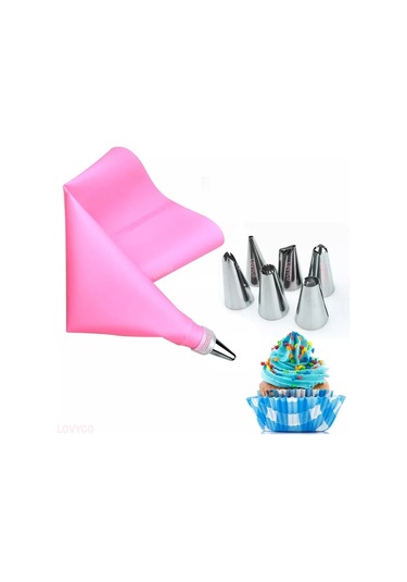 LOVYCO 6 PARÇA UÇLU TAKIM KREMA SIKMA TORBASI PASTA KREMA TORBASI