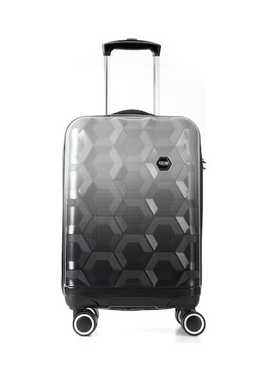 Siyah-gri Ççs London 5226 Polikarbon 3 Lü Valiz Seti Gri - Siyah