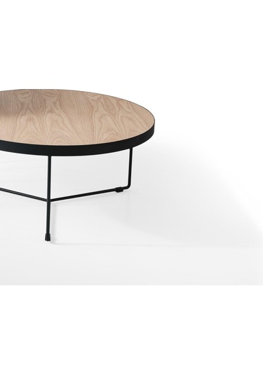 Orta Sehpa No:269 Yuvarlak Orta Sehpa Mdf Metal Rehome