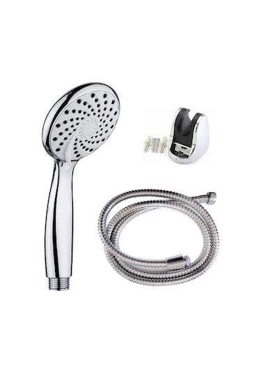 Yavuzhan Dalga Desenli Başlik Mafsalli Duş Seti Diğer