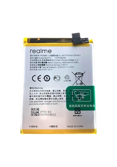 Oppo Realme 5 Pro Blp731 Batarya Pil