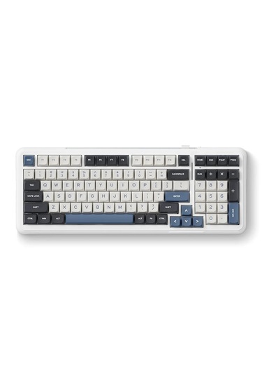 Mchose K99 MC-K99-3A %98 RGB Kablosuz Hotswap Navy Blue Mekanik Oyuncu Klavye