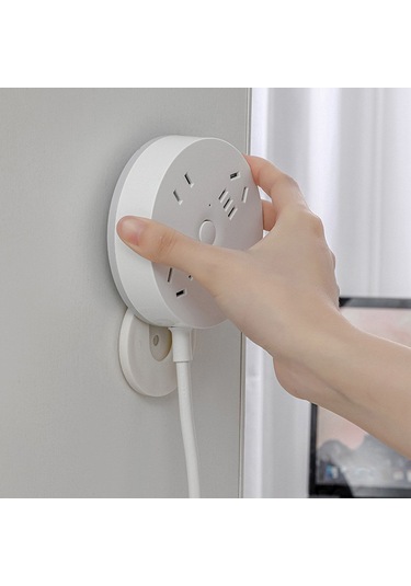 Gajeena Duvar Tipi Otomatik Yapışkan Plastik Soket Tutucu, Sabit Tutma Ve Mekan Düzenliği İçin Oturma Odası, Yatak Odası, Ofis Kullanıma Uygun