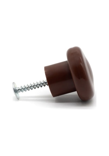 Smikov Mobilya İçin Evrensel Düğme 15 Adet 444211737 Kahverengi