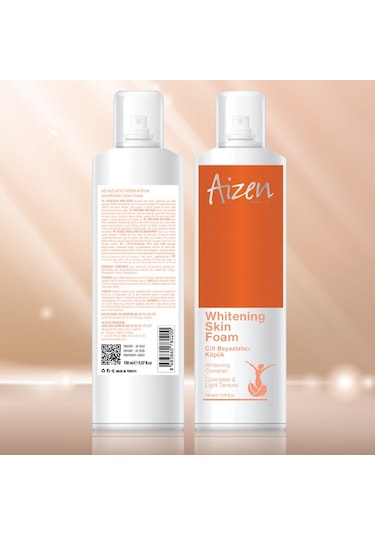 Aizen Cosmetics Cilt Beyazlatıcı Köpük 150 ML