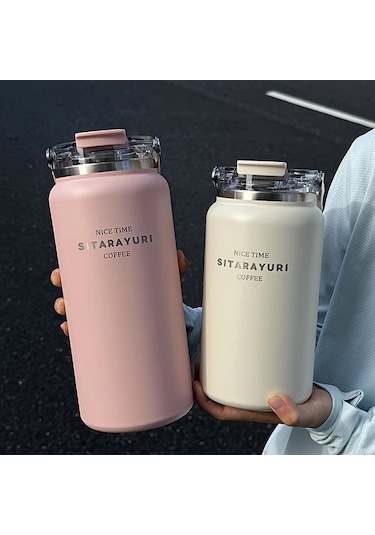 Willowhaven Siyah 40.58oz Minimalist Büyük Kapasiteli Paslanmaz Çelik Termos Suluk, Geniş Tutamaklı Sızdırmaz Siyah