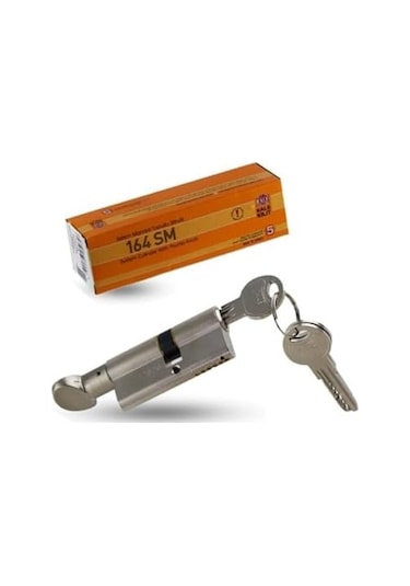Metrashop Kale Kilit Kale 164 Sm Bilyalı Mandallı Barel Nikel 26+10+32 68mm