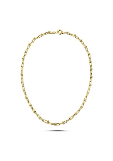 İkkl00721 Altın Zincir Kolye