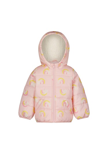 Küçük Kız Çocuk Mont Desenli