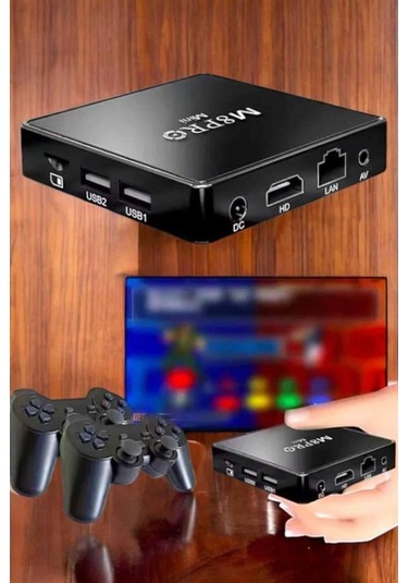 Bestonly Oyun Konsolu Çift Kollu 1000 Oyunlu Tv Box Netflix Youtube Atari-136552